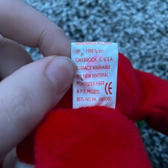 Santa Claus Christmas 1998 Beanie Baby Mint Condition - Picture 2 of 6